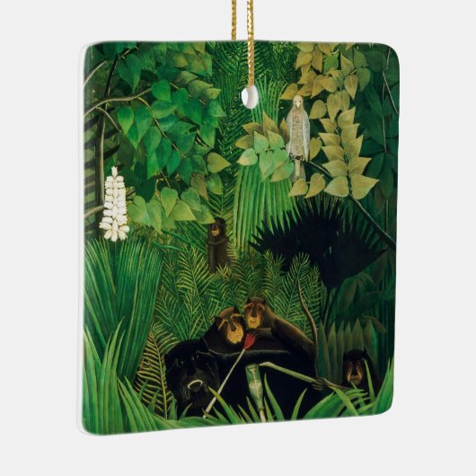 Henri Rousseau - De Merry Jesters Keramisch Ornament (Rechts)