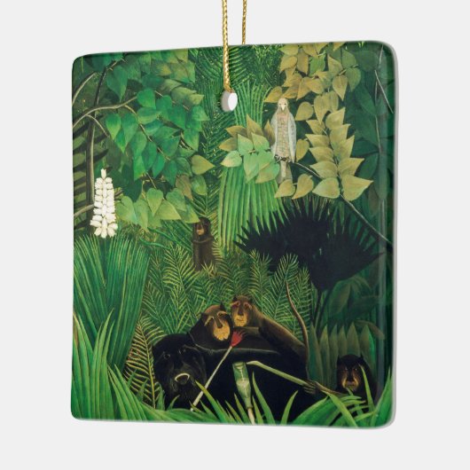 Henri Rousseau - De Merry Jesters Keramisch Ornament (Links)