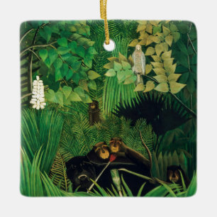 Henri Rousseau - De Merry Jesters Keramisch Ornament