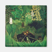 Henri Rousseau - De Merry Jesters Magneet (Voorkant)