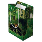 Henri Rousseau - De Merry Jesters Medium Cadeauzakje (Achterkant Gekanteld)