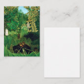 Henri Rousseau - De Merry Jesters Notitiekaartje (Voorkant / Achterkant)