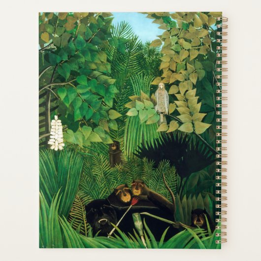 Henri Rousseau - De Merry Jesters Planner (Achterkant)