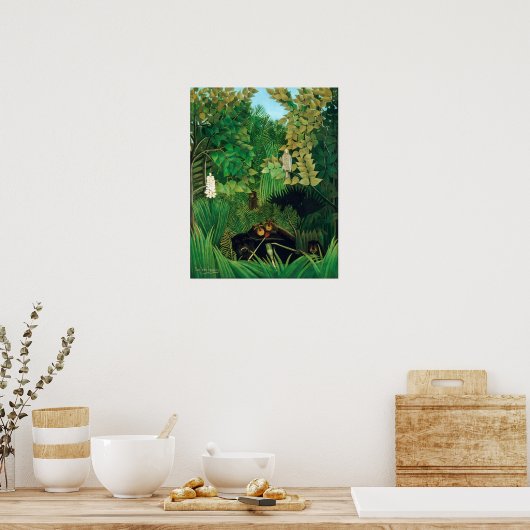 Henri Rousseau - De Merry Jesters Poster (Keuken)