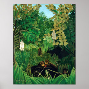 Henri Rousseau - De Merry Jesters Poster