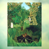 Henri Rousseau - De Merry Jesters Raamsticker (Vel 3)