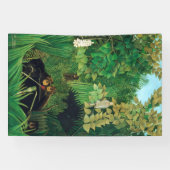 Henri Rousseau - De Merry Jesters Spandoek (Horizontaal)