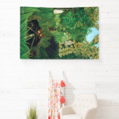 Henri Rousseau - De Merry Jesters Spandoek (Insitu)