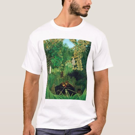 Henri Rousseau - De Merry Jesters T-shirt (Voorkant)