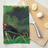 Henri Rousseau - De Merry Jesters Theedoek (Quarter Fold)