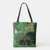 Henri Rousseau - De Merry Jesters Tote Bag (Achterkant)