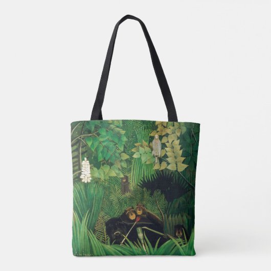 Henri Rousseau - De Merry Jesters Tote Bag (Achterkant)
