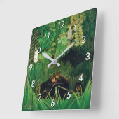 Henri Rousseau - De Merry Jesters Vierkante Klok (Hoek)