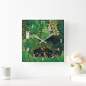 Henri Rousseau - De Merry Jesters Vierkante Klok (Huis)