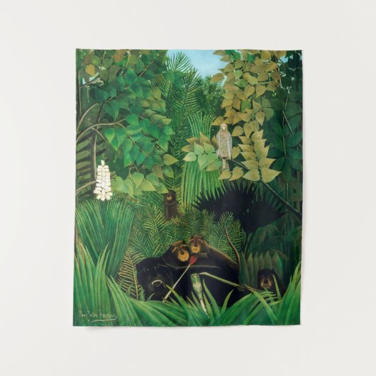 Henri Rousseau - De Merry Jesters Wandkleed (Voorkant)