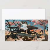 Henri Rousseau - De oorlog Bedankkaart (Voorkant / Achterkant)