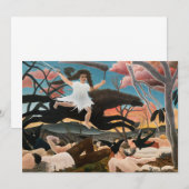 Henri Rousseau - De oorlog Bedankkaart (Voorkant / Achterkant)