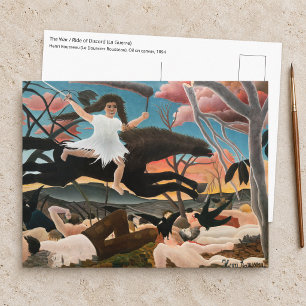 Henri Rousseau - De Oorlog Briefkaart