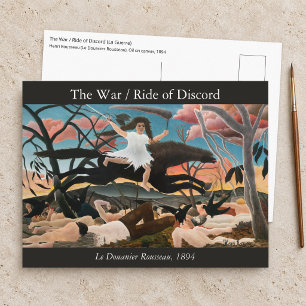 Henri Rousseau - De Oorlog Briefkaart