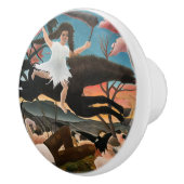 Henri Rousseau - De oorlog Keramische Knop (Rechts)