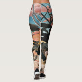 Henri Rousseau - De oorlog Leggings (Achterkant)