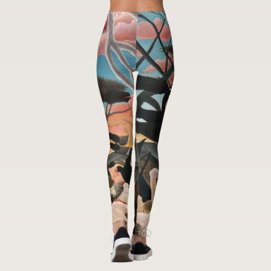 Henri Rousseau - De oorlog Leggings (Achterkant)