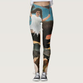 Henri Rousseau - De oorlog Leggings (Voorkant)