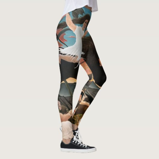 Henri Rousseau - De oorlog Leggings (Rechts)