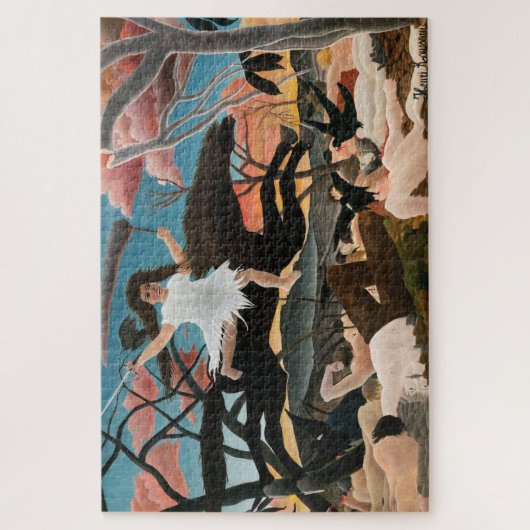 Henri Rousseau - De oorlog Legpuzzel (Verticaal)