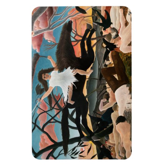 Henri Rousseau - De oorlog Magneet (Verticaal)