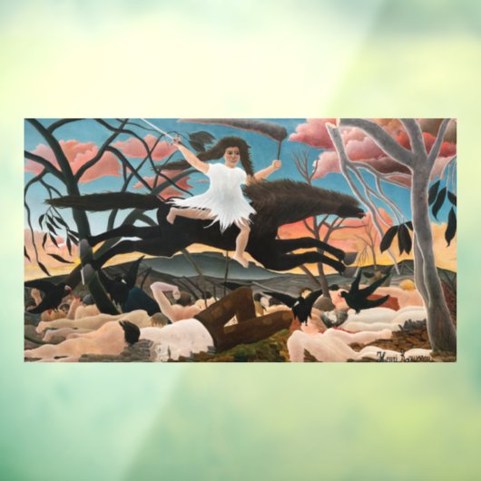 Henri Rousseau - De oorlog Raamsticker (Vel 3)