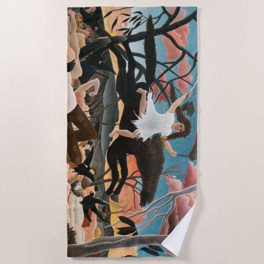 Henri Rousseau - De oorlog Strandlaken (Voorkant)