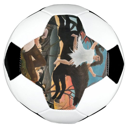 Henri Rousseau - De oorlog Voetbal (Gedraaid)