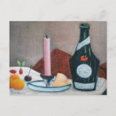 Henri Rousseau - De Roze Kaars Briefkaart (Voorkant)
