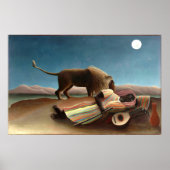 Henri Rousseau de slaapzwellingen Poster (Voorkant)