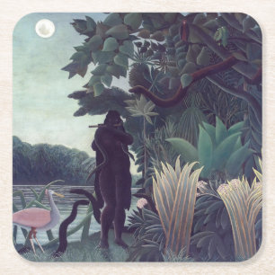 Henri Rousseau - De Slangenbezweerder Kartonnen Onderzetters