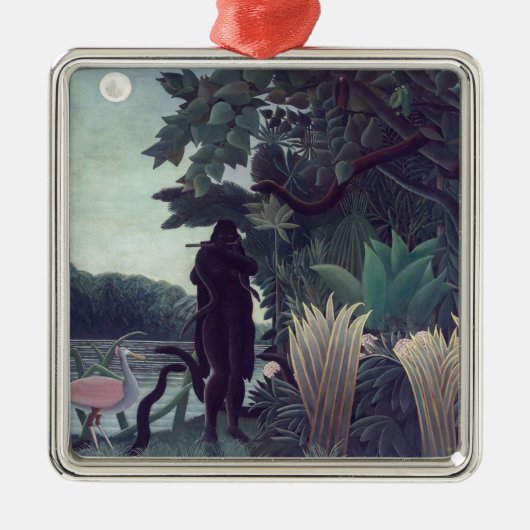 Henri Rousseau - De Slangenbezweerder Metalen Ornament (Voorkant)