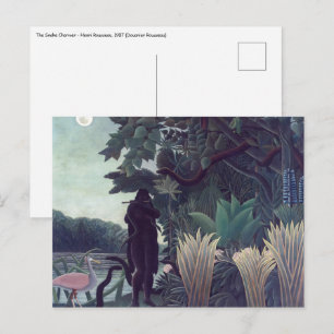 Henri Rousseau - De Slangenbezweerster Briefkaart