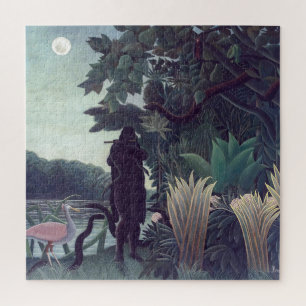 Henri Rousseau - De Slangenbezweerster Legpuzzel