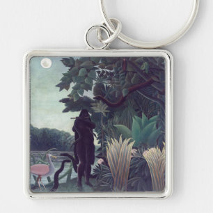 Henri Rousseau - De Slangenbezweerster Sleutelhanger