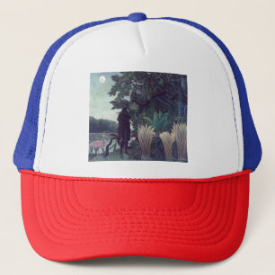 Henri Rousseau - De Slangenbezweerster Trucker Pet