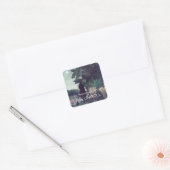 Henri Rousseau - De Slangenbezweerster Vierkante Sticker (Envelop)