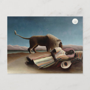 HENRI ROUSSEAU - De slapende zigeuner 1897 Briefkaart