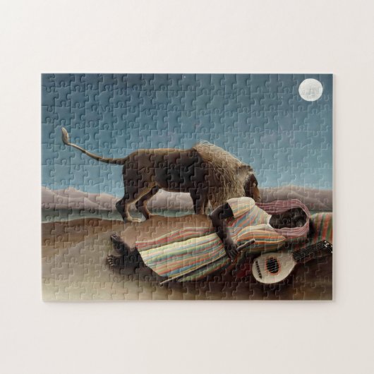 HENRI ROUSSEAU - De slapende zigeuner 1897 Legpuzzel (Horizontaal)
