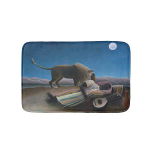 Henri Rousseau - De slapende zigeuner Badmat