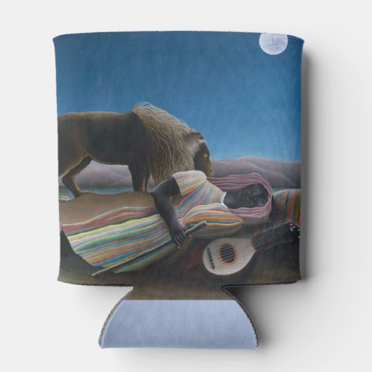 Henri Rousseau - De slapende zigeuner Blikjeskoeler (Achterkant)