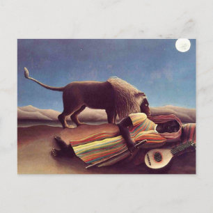 Henri Rousseau - De slapende zigeuner Briefkaart
