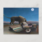 Henri Rousseau - De slapende zigeuner Briefkaart (Voorkant)