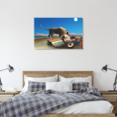 Henri Rousseau - De slapende zigeuner Canvas Afdruk (Insitu (Slaapkamer))