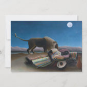 Henri Rousseau - De slapende zigeuner Kaart (Voorkant)